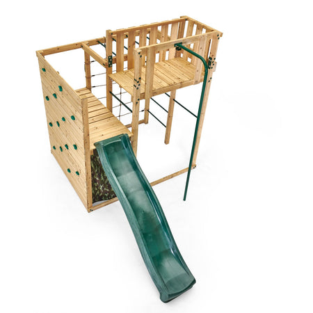Front top view of Plum Play's Wooden Climbing Cube XL