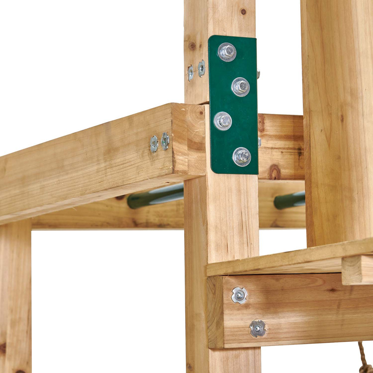 Bracket in Plum Play's Wooden Climbing Cube XL