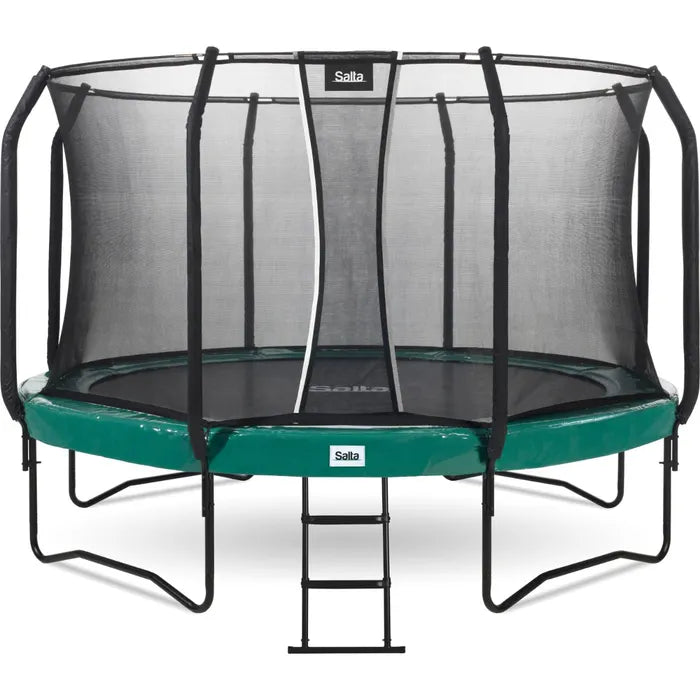 14ft Salta First Class Edition Round Trampoline Bundle with Ladder & Enclosure