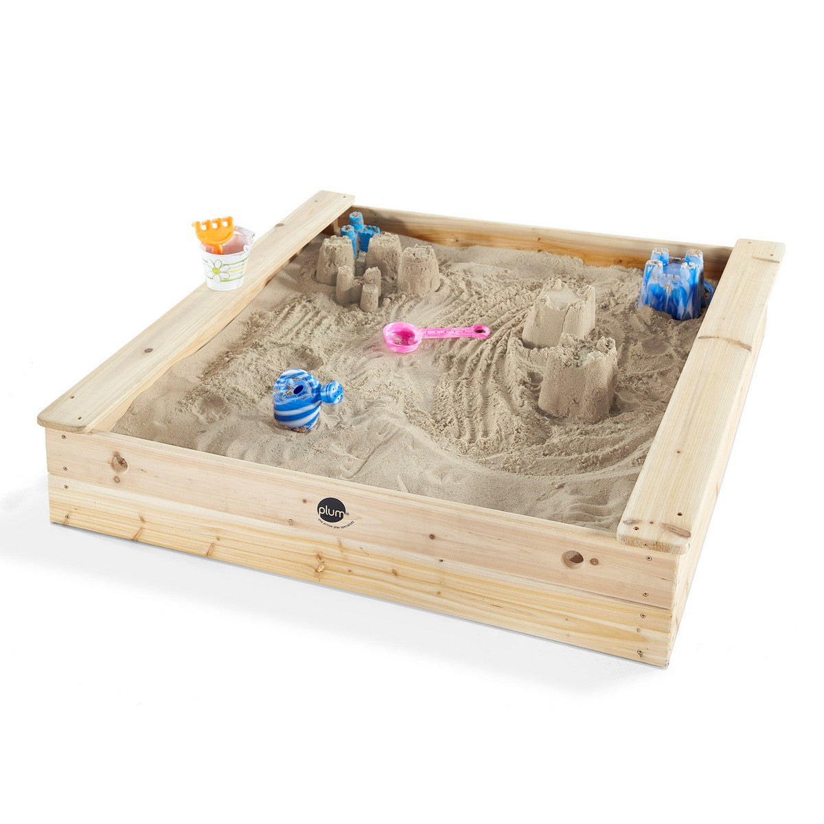 Plum Wooden Square Sand Pit Natural (coming soon) - Be Active Toys