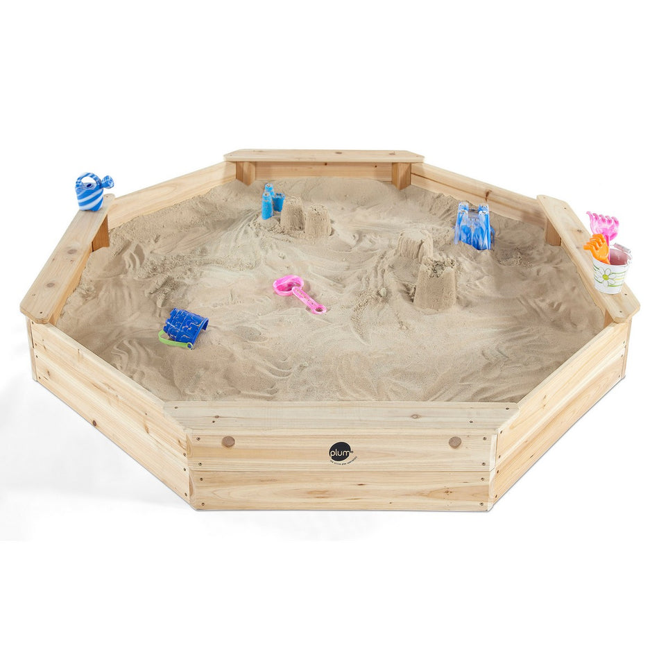 Plum Giant Wooden Sand Pit Natural