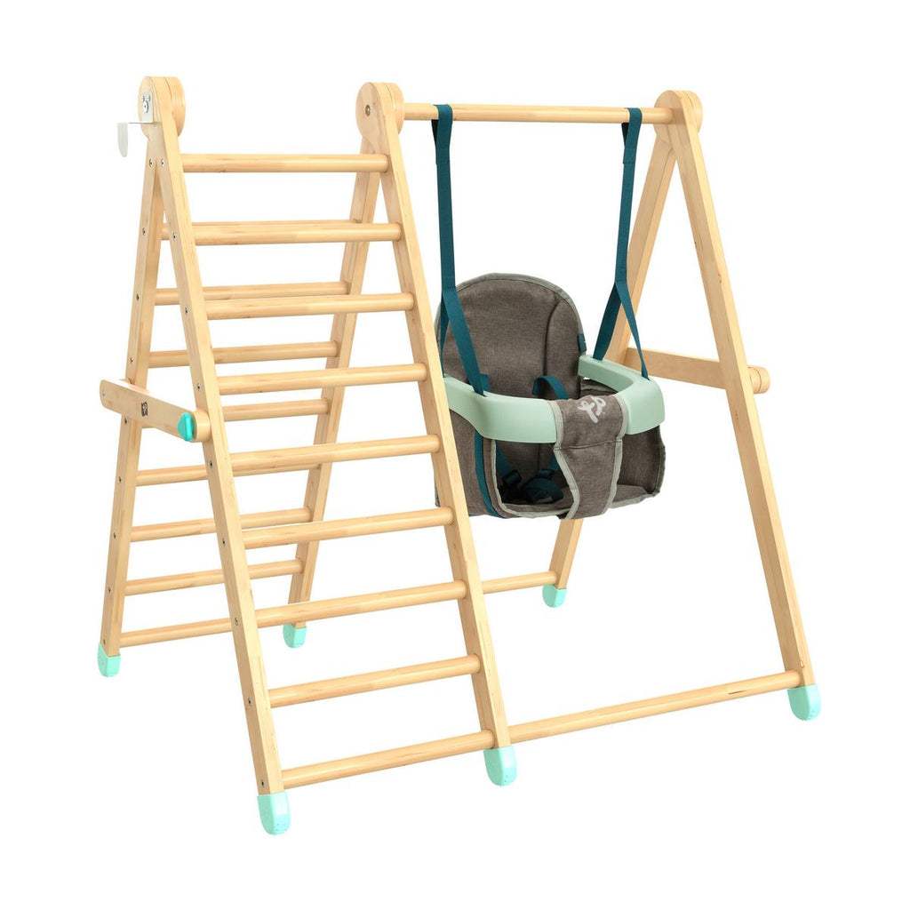 TP Active-Tots Wooden Swing & Climb Frame
