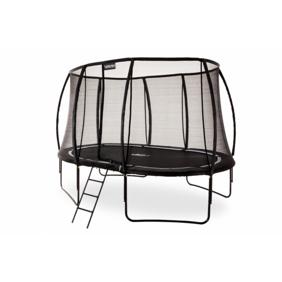 10ft x 15ft Telstar Vortex Black Edition Oval Trampoline Package - Be Active Toys