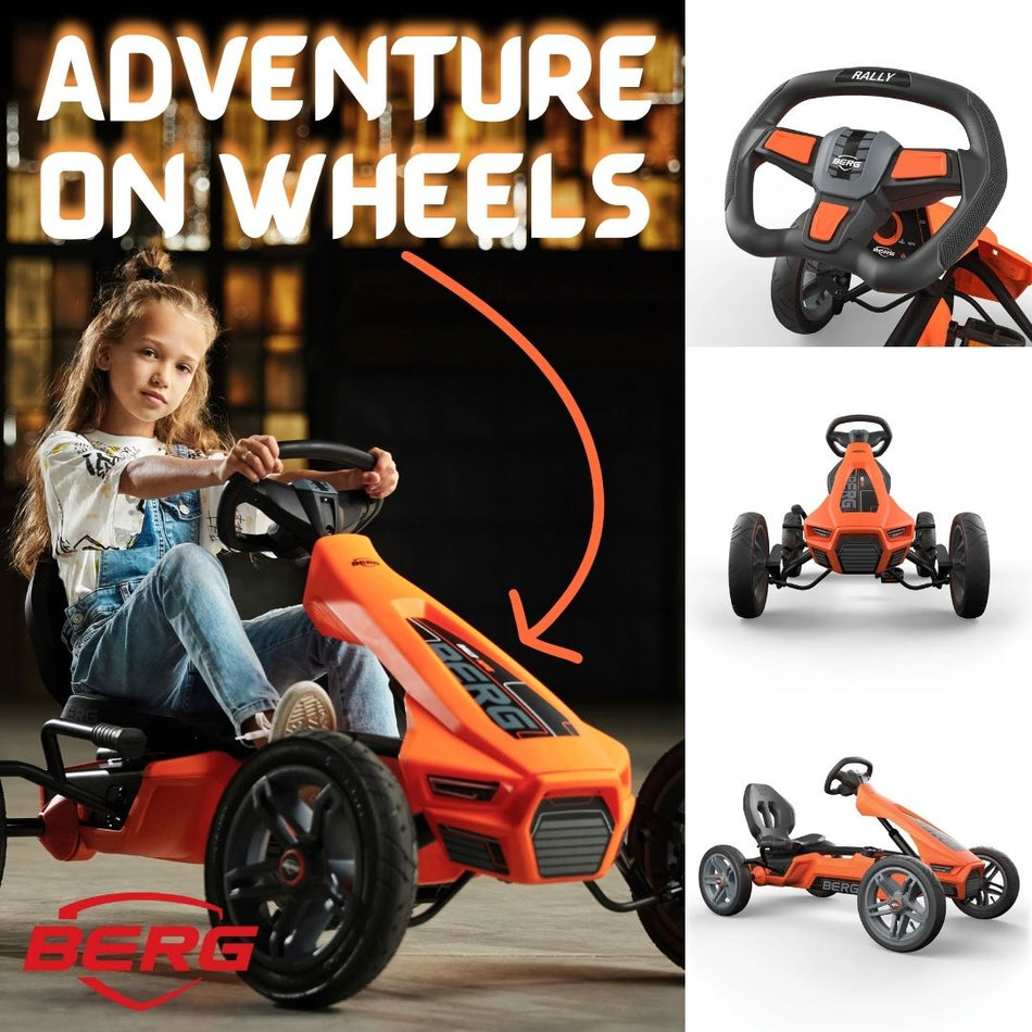BERG Rally NRG Orange Go-Kart