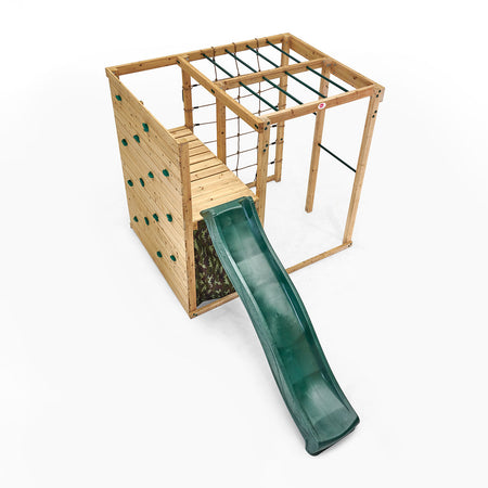 Top front view of Plum Play's Wooden Climbing Cube