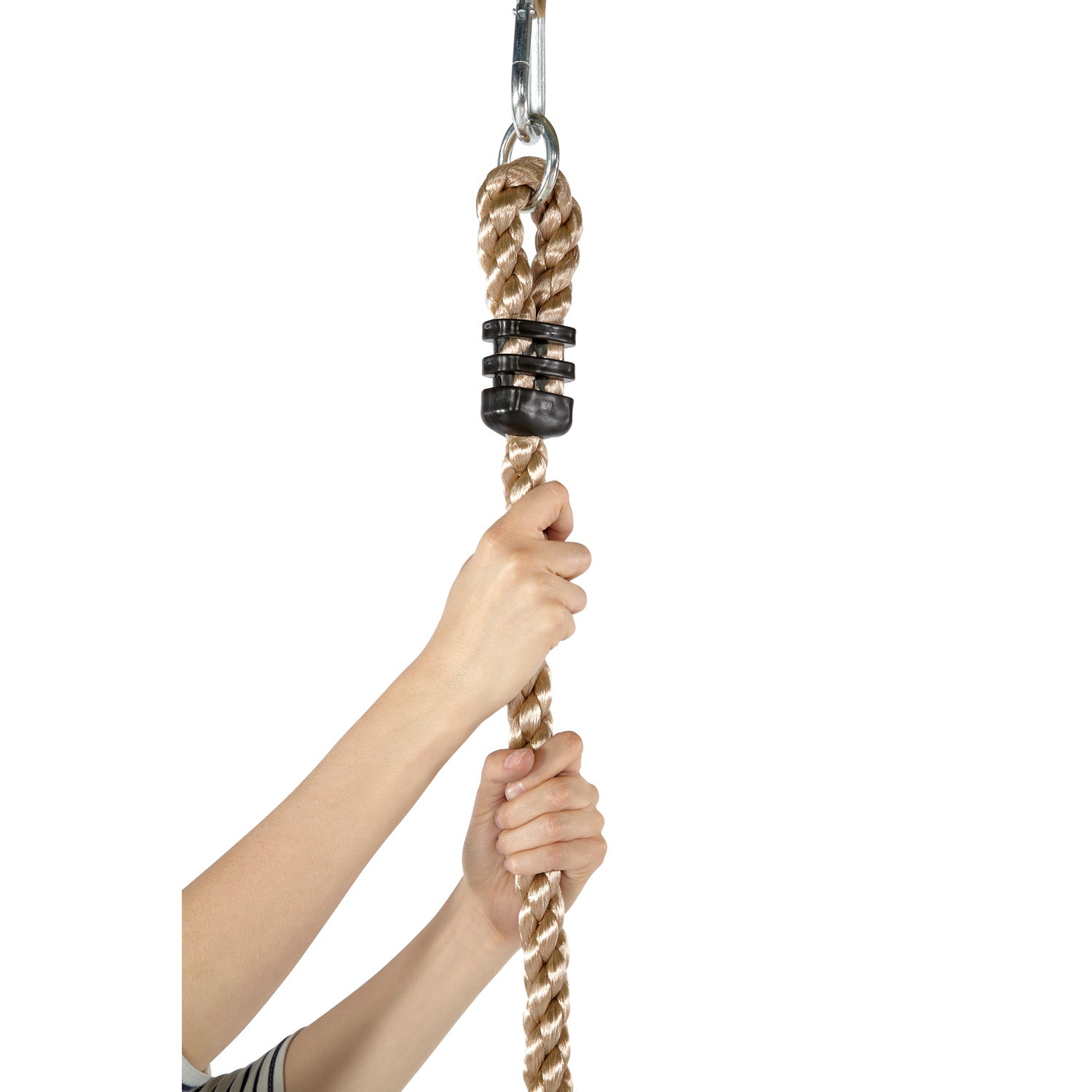 Climbing rope included in Plum Play's Gibbon Wooden Swing Set