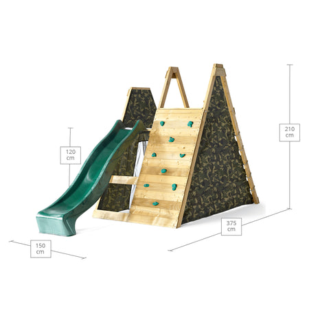 Dimensions of Plum Play's Climbing Pyramid Wooden Climbing Frame