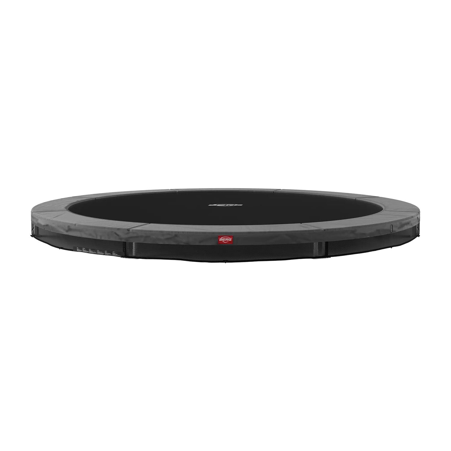 380cm or 12.5ft BERG SPORTS Favorit InGround Round Trampoline in Grey colour