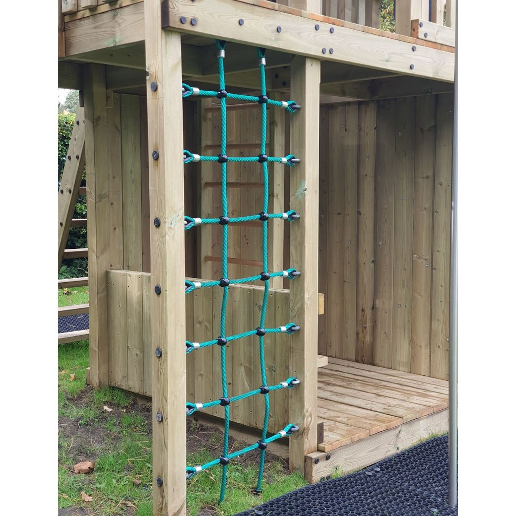 Scramble Net on Discovery Timber Play Pioneer Climbing Frame