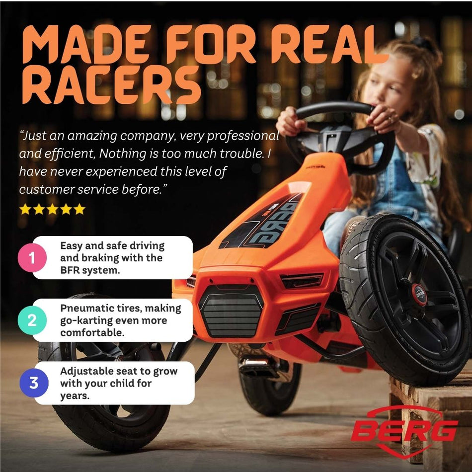 BERG Rally NRG Orange Go-Kart