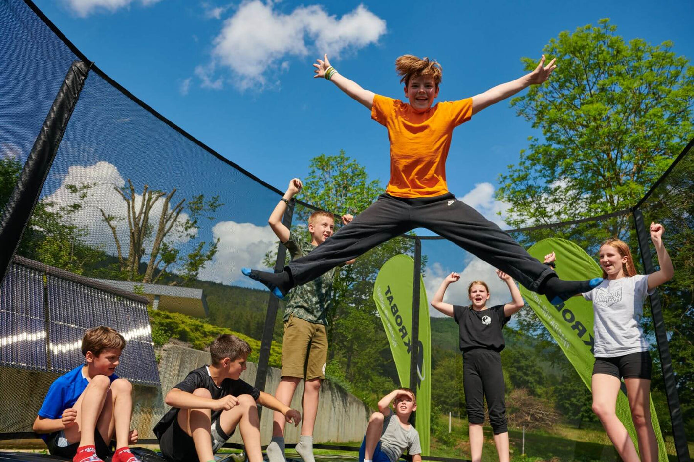 rectangle trampolines uk