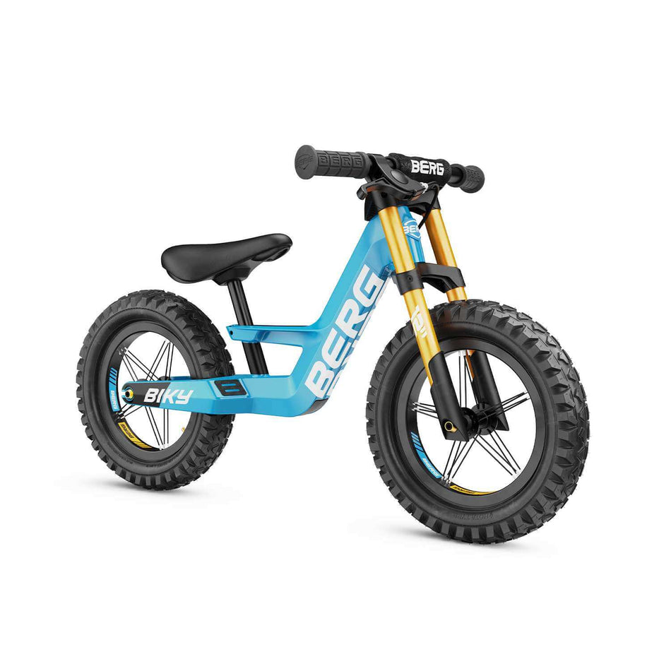 BERG Biky Cross Blue Handbrake Balance Bike (Ages 2.5+)
