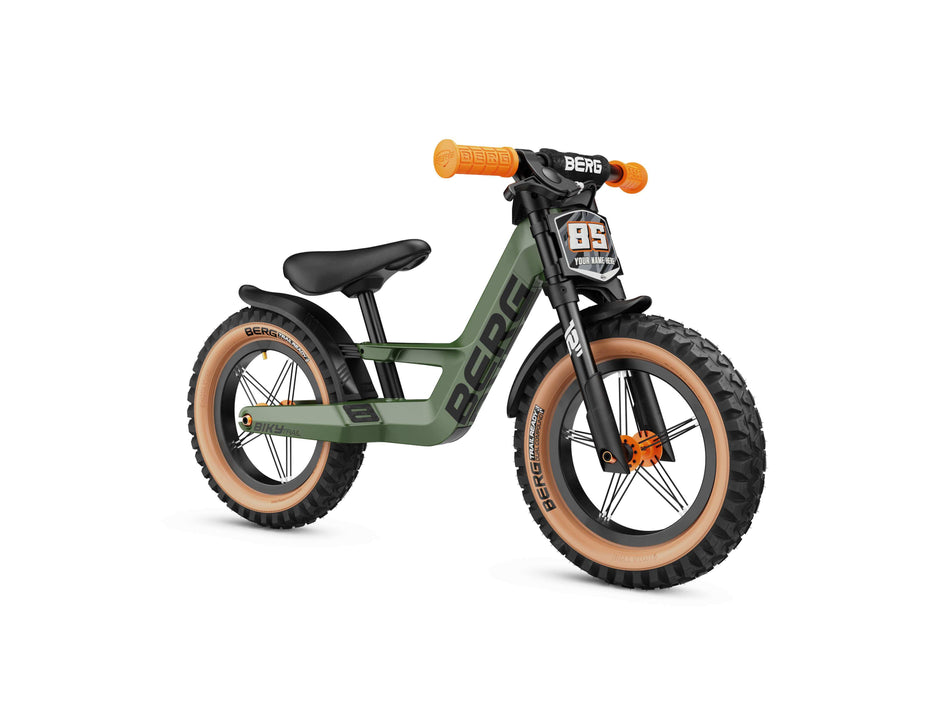 BERG Biky Trail Green Handbrake Balance Bike (Age 2.5+)