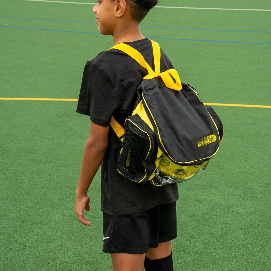 Kickmaster Football Backpack Training Set – Ages 5+