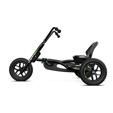 Left side of BERG Buddy Choppy Neo Pedal Go-Kart