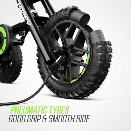 BERG Buddy Choppy Neo Pedal Go-Kart has pneumatic tyres for good grip and smooth ride