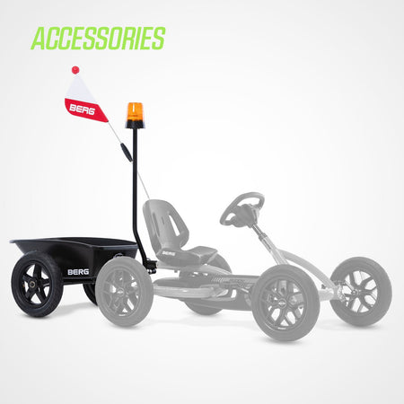 Upgrade the fun with the available BERG Go-Kart accessories