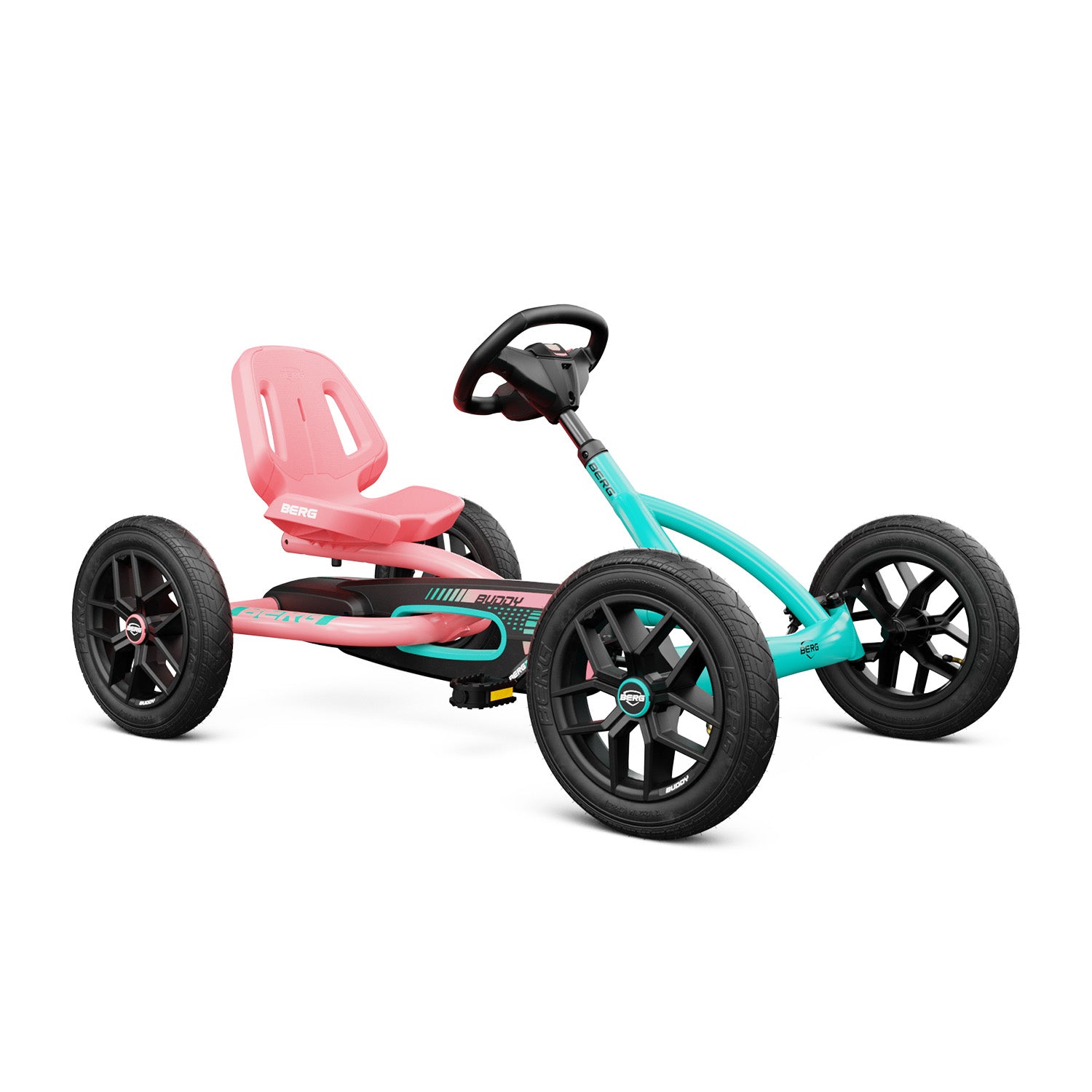 Angled photo of BERG Buddy Lua Pedal Go-Kart