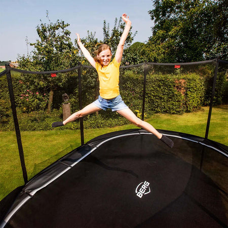 BERG Grand Favorit InGround Oval Trampoline with Safety Net Comfort