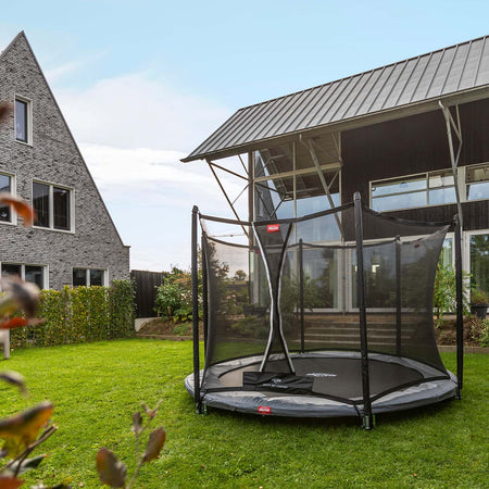 BERG Favorit InGround Round Trampoline with Safety Net Comfort