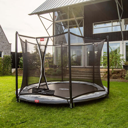 BERG Favorit InGround Round Trampoline with Safety Net Comfort