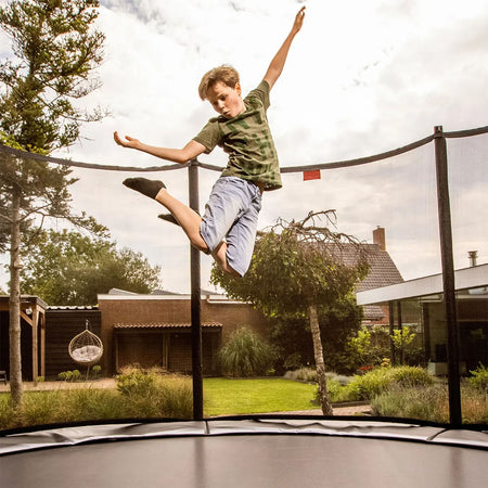 BERG Favorit InGround Round Trampoline with Safety Net Comfort