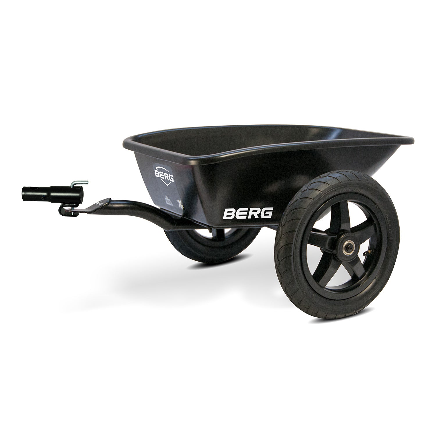 BERG Trailer Large in Black colour - Go-Kart Accessory