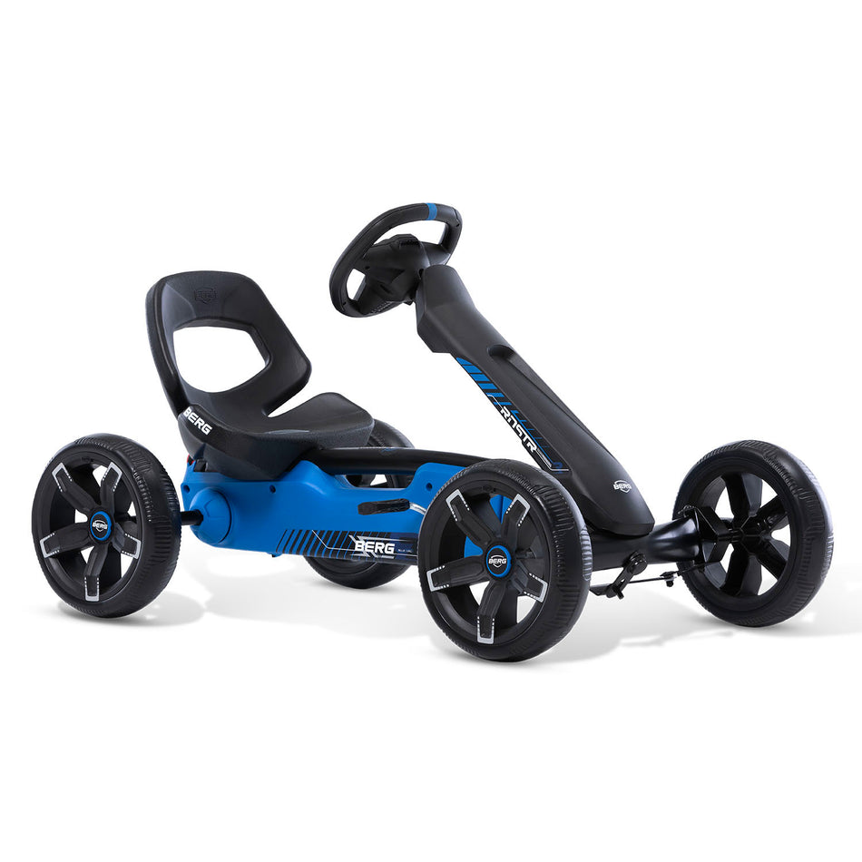 Right angle view of BERG Reppy Roadster Pedal Go-Kart