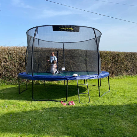 12ft Jumpking JumpPOD Deluxe Round Trampoline - Be Active Toys
