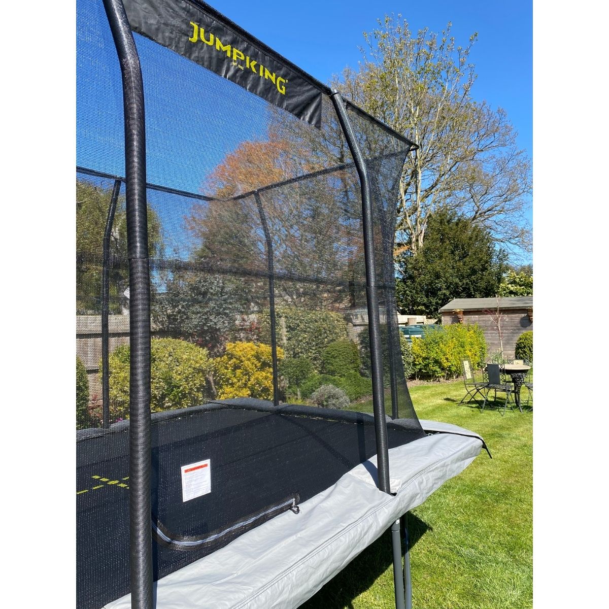8ft x 12ft Jumpking Rectangular Combo Pro Trampoline - Be Active Toys