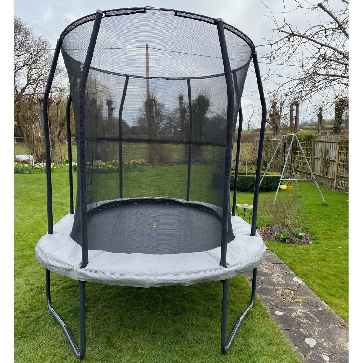 10ft x 7ft Jumpking Oval Professional Trampoline with Accessories