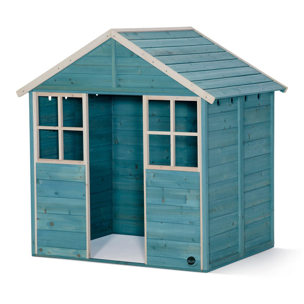 Plum® Garden Hut Wooden Playhouse [Teal]