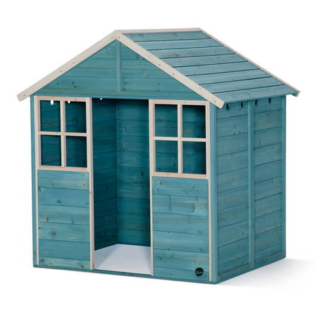 Plum® Garden Hut Wooden Playhouse [Teal]