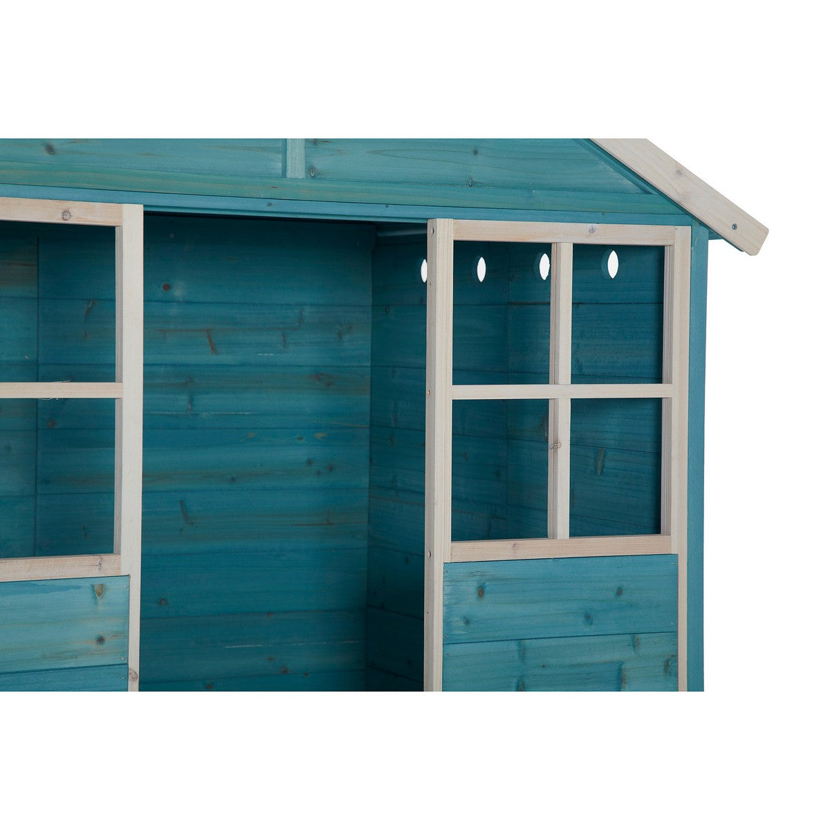 Plum® Garden Hut Wooden Playhouse [Teal]
