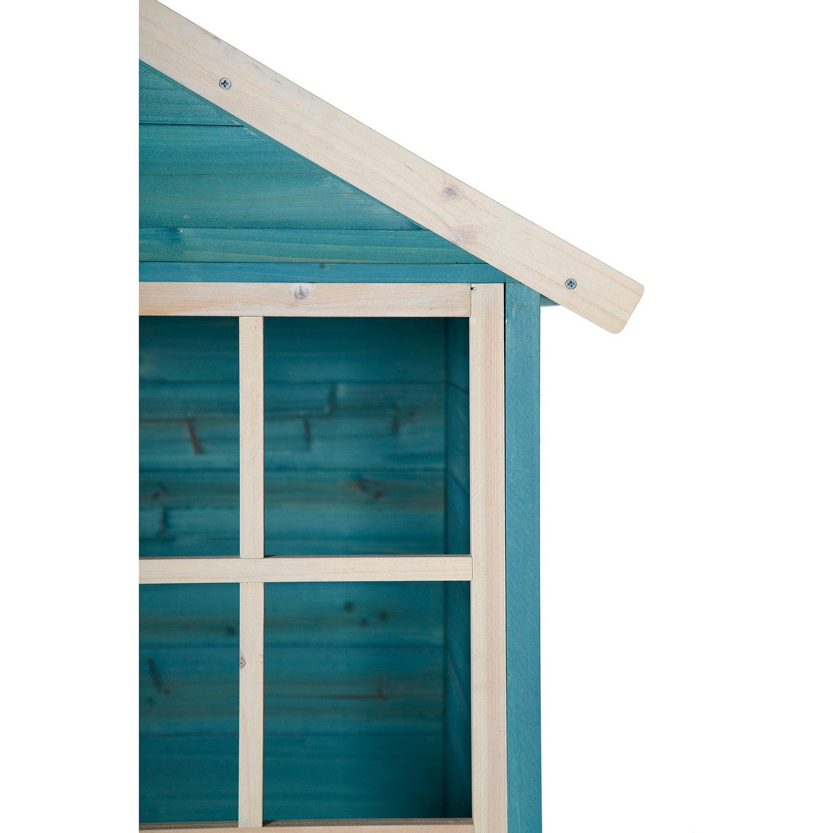 Plum® Garden Hut Wooden Playhouse [Teal]