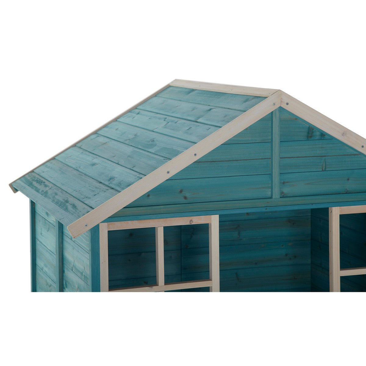Plum® Garden Hut Wooden Playhouse [Teal]