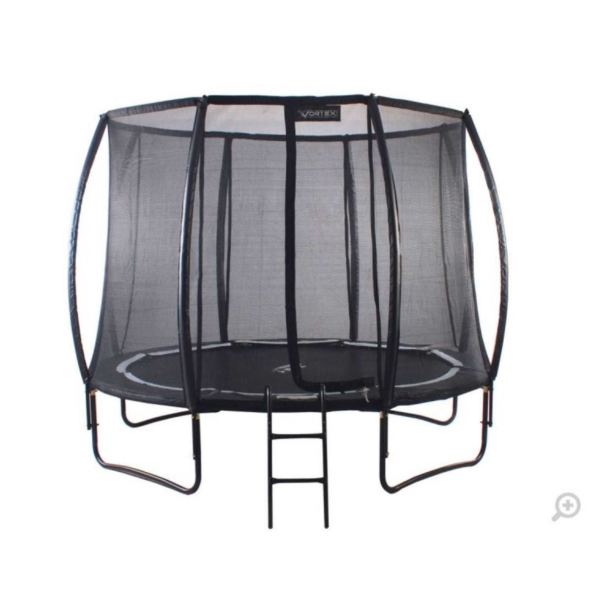 8ft Telstar Vortex Black Edition Round Trampoline Package - Be Active Toys