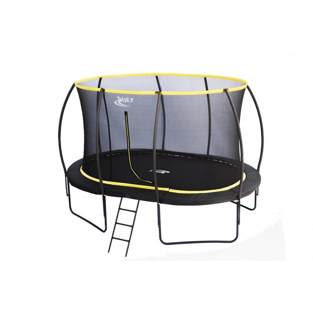 10ft x 15ft Telstar Orbit Oval Trampoline and Enclosure Package - Be Active Toys