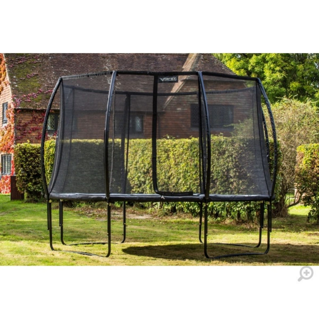 10ft x 15ft Telstar Vortex Black Edition Oval Trampoline Package - Be Active Toys
