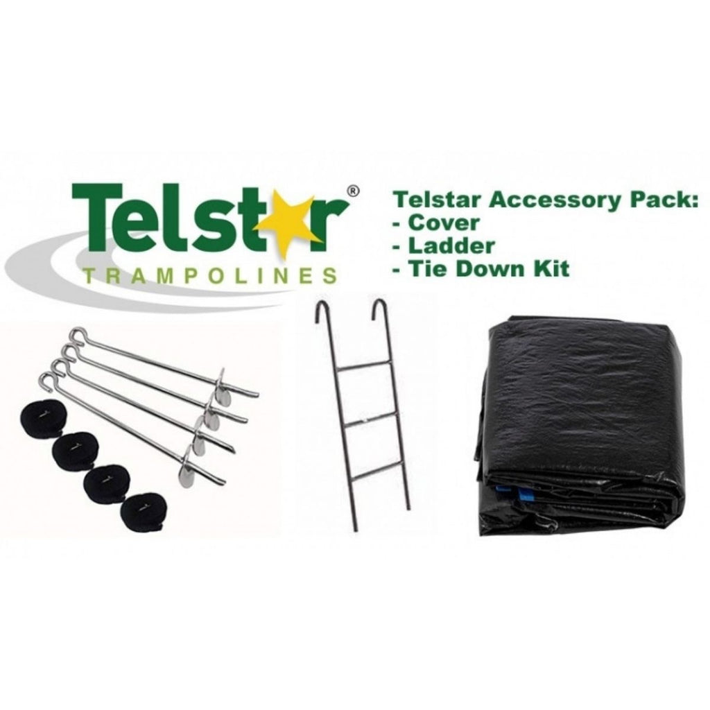 8ft Telstar Cover, Ladder and Tie Down Kit Pack - Be Active Toys